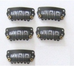Set of 5 Medium Size Wig/Toupee Clips<br>3 colours