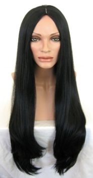 Very Long Black Wig