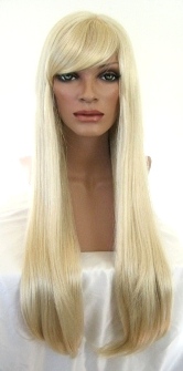 Long Platinum Blonde Wig