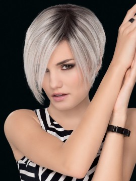 Amaze Wig Lace Front Mono Part Human Hair/Heat Friendly Blend by Ellen Wille