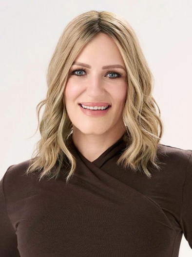 Barely There Wavy 12" Topper Hand Tied Heat Friendly by Envy