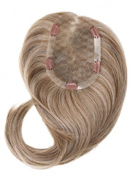 Barely There Straight 16" Topper Hand Tied Heat Friendly by Envy Barely There Straight 16" Topper Hand Tied Heat Friendly by Envy