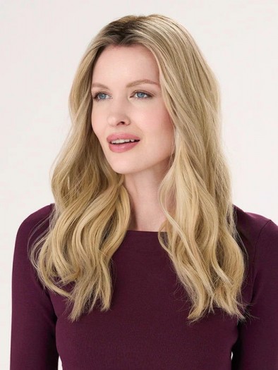 Barely There Wavy 16" Topper Hand Tied Heat Friendly by Envy