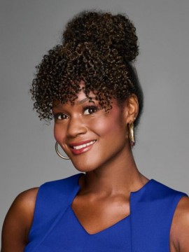 Bombshell Bun & Bangs Heat Friendly by Kim Kimble