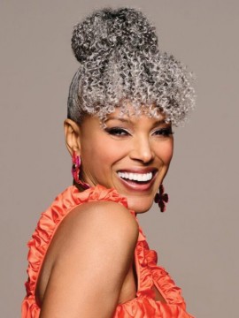 Bombshell Bun & Bangs Heat Friendly by Kim Kimble Bombshell Bun & Bangs Heat Friendly by Kim Kimble