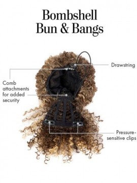 Bombshell Bun & Bangs Heat Friendly by Kim Kimble Bombshell Bun & Bangs Heat Friendly by Kim Kimble
