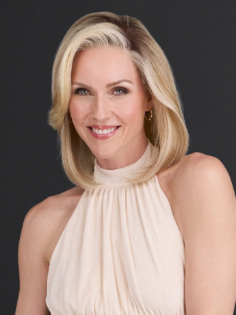 Carrie Wig Human Hair Lace Front Mono Top by Jon Renau