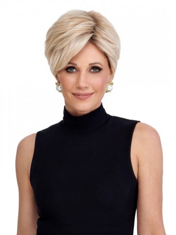 Chopped Pixie Wig Lace Front Mono Top Heat Friendly by Tressallure Chopped Pixie Wig Lace Front Mono Top Heat Friendly by Tressallure