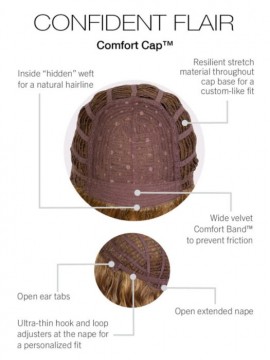 Confident Flair Wig Heat Friendly by Eva Gabor Confident Flair Wig Heat Friendly by Eva Gabor