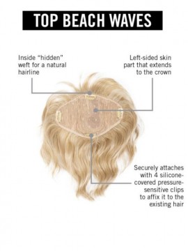 Top Beach Waves Topper Heat Friendly by Hairdo Top Beach Waves Topper Heat Friendly by Hairdo