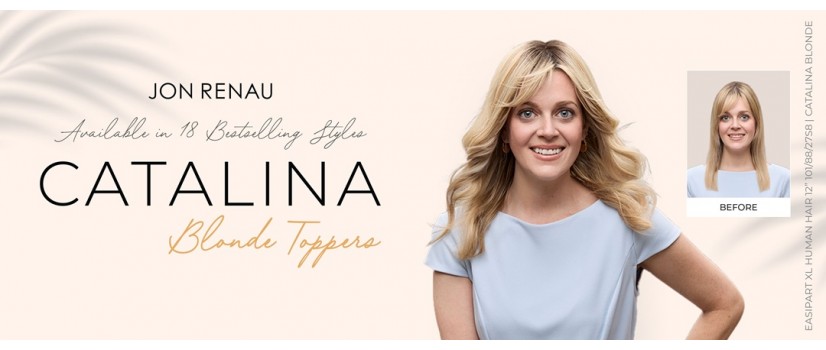 Jon Renau Catalina Blonde Toppers