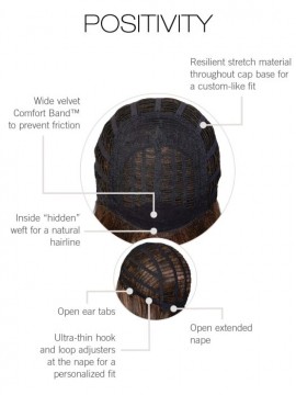 Positivity Wig Heat Friendly by Eva Gabor Positivity Wig Heat Friendly by Eva Gabor