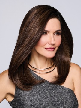 Rome Romance Wig Human Hair Lace Front Mono Top by Raquel Welch