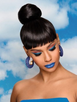 Sleek Style Bun & Bangs Heat Friendly by Kim Kimble Sleek Style Bun & Bangs Heat Friendly by Kim Kimble