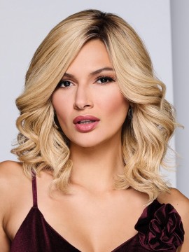 Sorrento Surprise Wig Human Hair Lace Front Mono Top by Raquel Welch