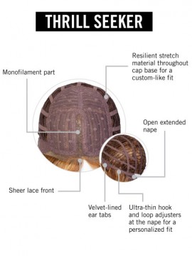 Thrill Seeker Lace Front Mono Part Heat Friendly Wig by Hairdo Thrill Seeker Lace Front Mono Part Heat Friendly Wig by Hairdo