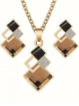 Vintage Style Jewelry Set Champagne